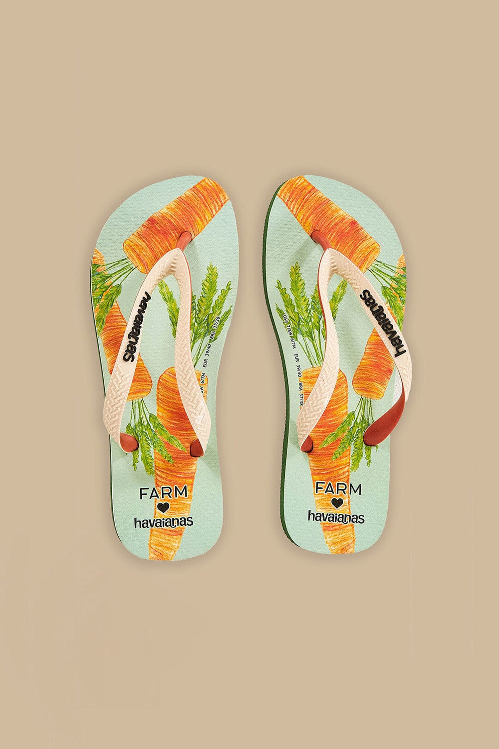 Blue Carrots Havaianas Sandals – FARM Rio