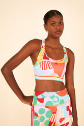 Adidas Farm Medium-Support Bra Gold – FARM Rio