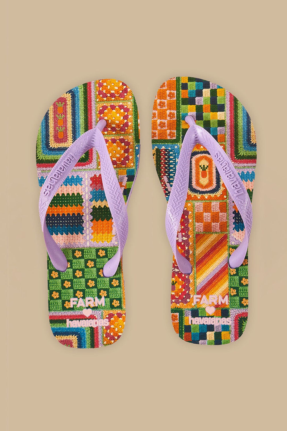 Mixed Crochet Havaianas Sandals – FARM Rio