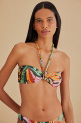 Banana Foliage Bikini Top – FARM Rio