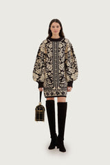 Black Pineapple Garden Mini Sweater Dress – FARM Rio