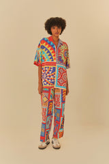 Adidas Farm Solar Kaleidoscope Blue Top – FARM Rio