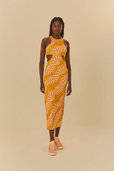 Adidas Farm Psychedelic Wave Green Dress – FARM Rio