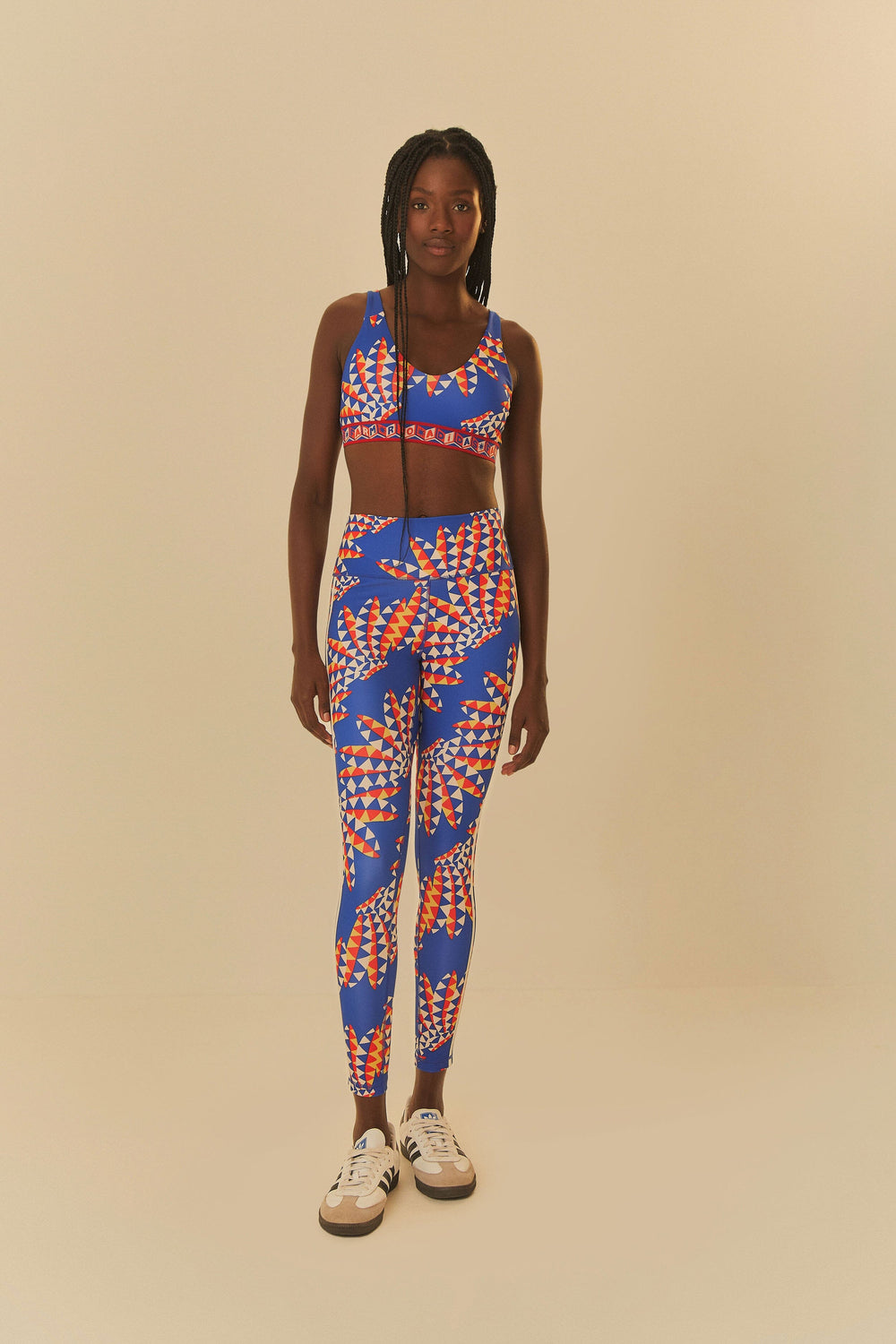 Adidas Farm Psychedelic Wave Blue Leggings – FARM Rio