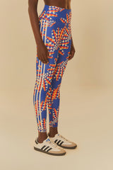 Adidas Farm Psychedelic Wave Blue Leggings – FARM Rio