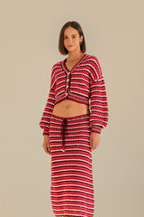 Colorful Stripes Crochet Skirt – FARM Rio