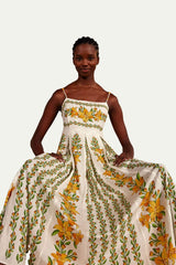 Off-White Tropical Lightness Sleeveless Maxi Dress – FARM Rio