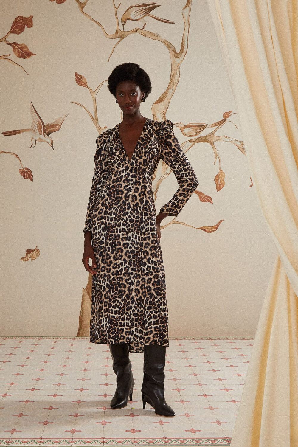 Cream Natural Skin LENZING™ ECOVERO™ Viscose Midi Dress – FARM Rio