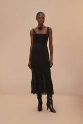 Black Lace Crochet Dress – FARM Rio