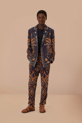 Blue Pineapple Ikat Blazer – FARM Rio
