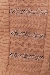 Cream Wavy Ruffle Sweater – FARM Rio