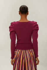 Burgundy Knit Corset Top – FARM Rio