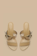 Mocha Buckle Wedge Sandal – FARM Rio