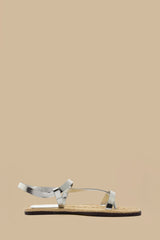 Silver Cross Strap Sandal – FARM Rio