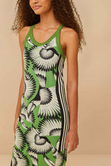 Adidas Toucan Wings Midi Dress Crew Green – FARM Rio