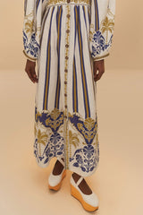 Off-White Pineapple Deco Maxi Dress – FARM Rio