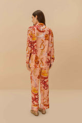 Pink Nautical Wonder Pajama Pants – FARM Rio