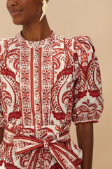 Off-White Tropical Cameo Organic Cotton Romper – FARM Rio