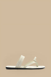 Ivory Tie Flat Sandal – FARM Rio