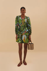 Blue Amazonia Forest Mini Dress – FARM Rio