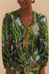 Blue Amazonia Forest Mini Dress – FARM Rio