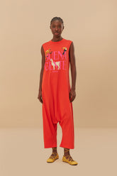 Red Buena Gente Jumpsuit – FARM Rio