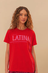 Red Latina T-Shirt – FARM Rio