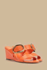 Citrus Buckle Wedge Sandal – FARM Rio