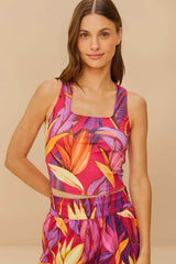 Adidas Birds Of Paradise Bold Pink Tank Top – FARM Rio