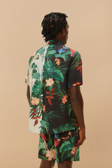 Black Midnight Macaw Fiesta LENZING™ ECOVERO™ Euroflax™ Shorts – FARM Rio