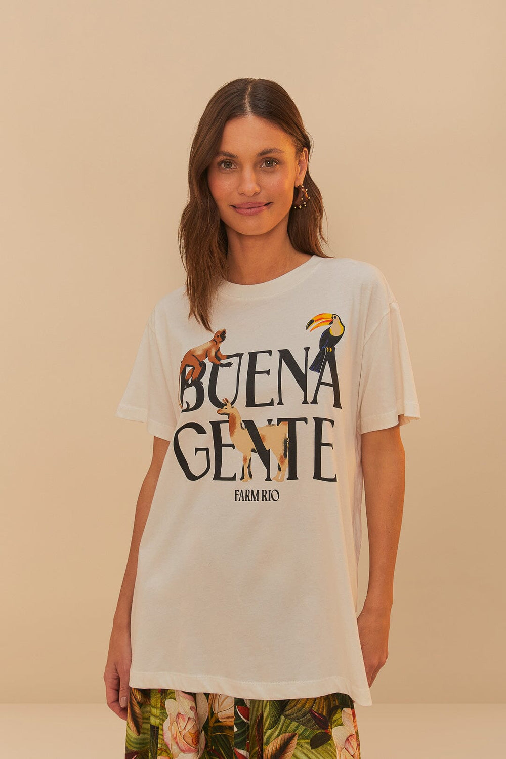 Off-White Buena Gente Relaxed T-Shirt – FARM Rio