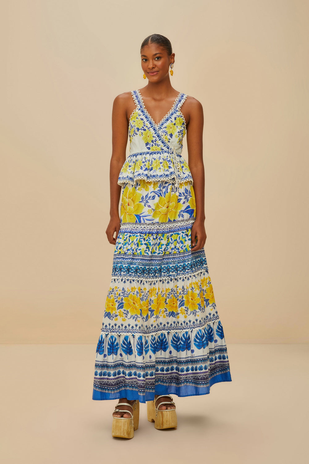 Off-White Zuli Low Rise Maxi Skirt – FARM Rio
