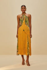 Tan High Heel Beads Sandal – FARM Rio