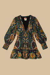 Black Jaipur LENZING™ ECOVERO™ Viscose Mini Dress – FARM Rio