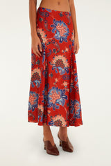 Red Luang LENZING™ Maxi Skirt – FARM Rio