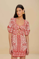 Red River Ride LENZING™ ECOVERO™ Euroflax™ Mini Dress – FARM Rio