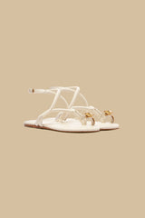 Ivory Toe Ring Strappy Sandal – FARM Rio