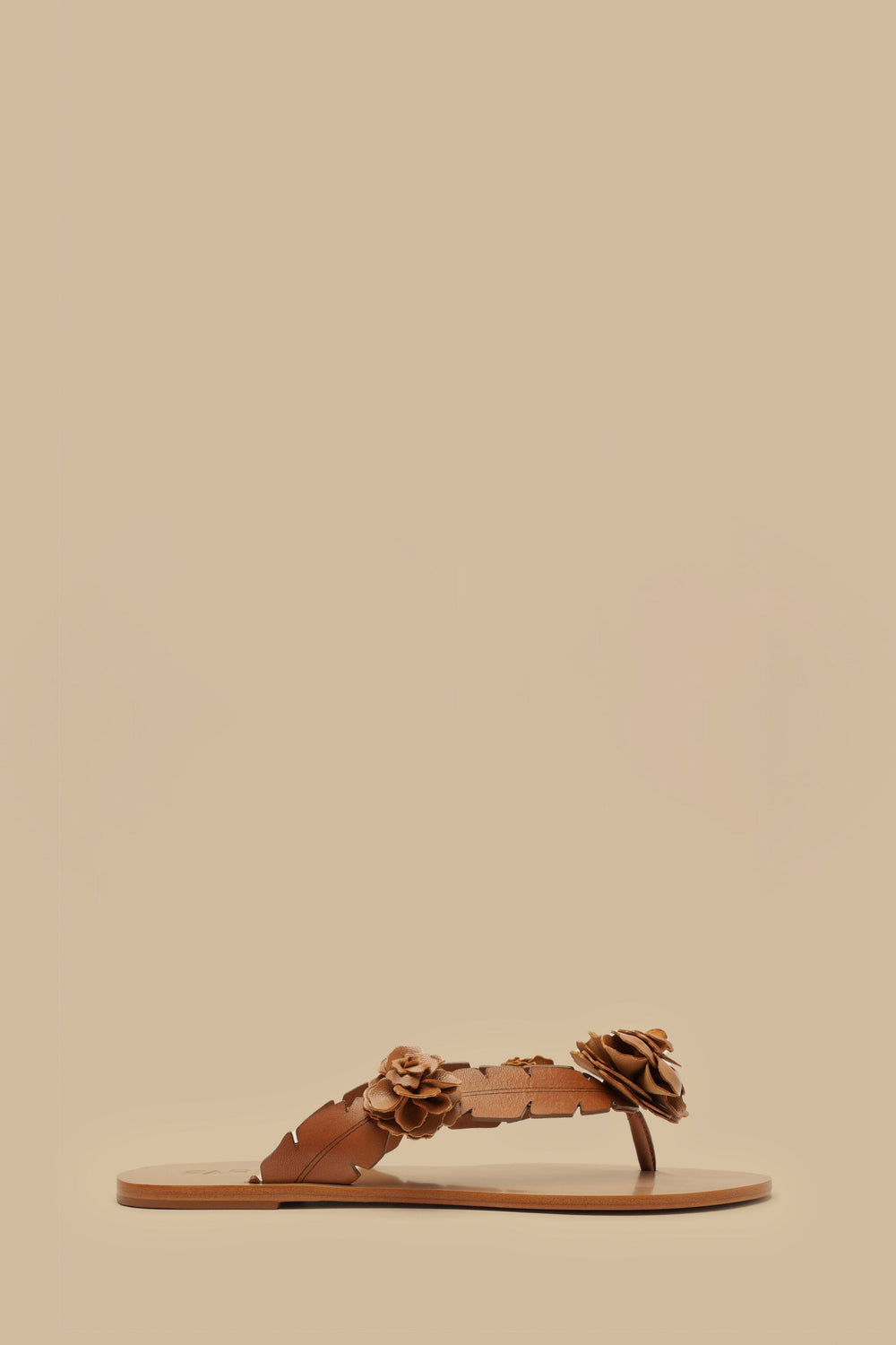 Tan Blooming Flat Sandal – FARM Rio