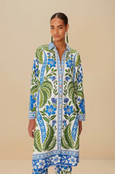 Off-White Tropicance LENZING™ ECOVERO™ Euroflax™ Chemise – FARM Rio