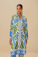 Off-White Tropicance LENZING™ ECOVERO™ Euroflax™ Chemise – FARM Rio