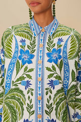 Off-White Tropicance LENZING™ ECOVERO™ Euroflax™ Chemise – FARM Rio