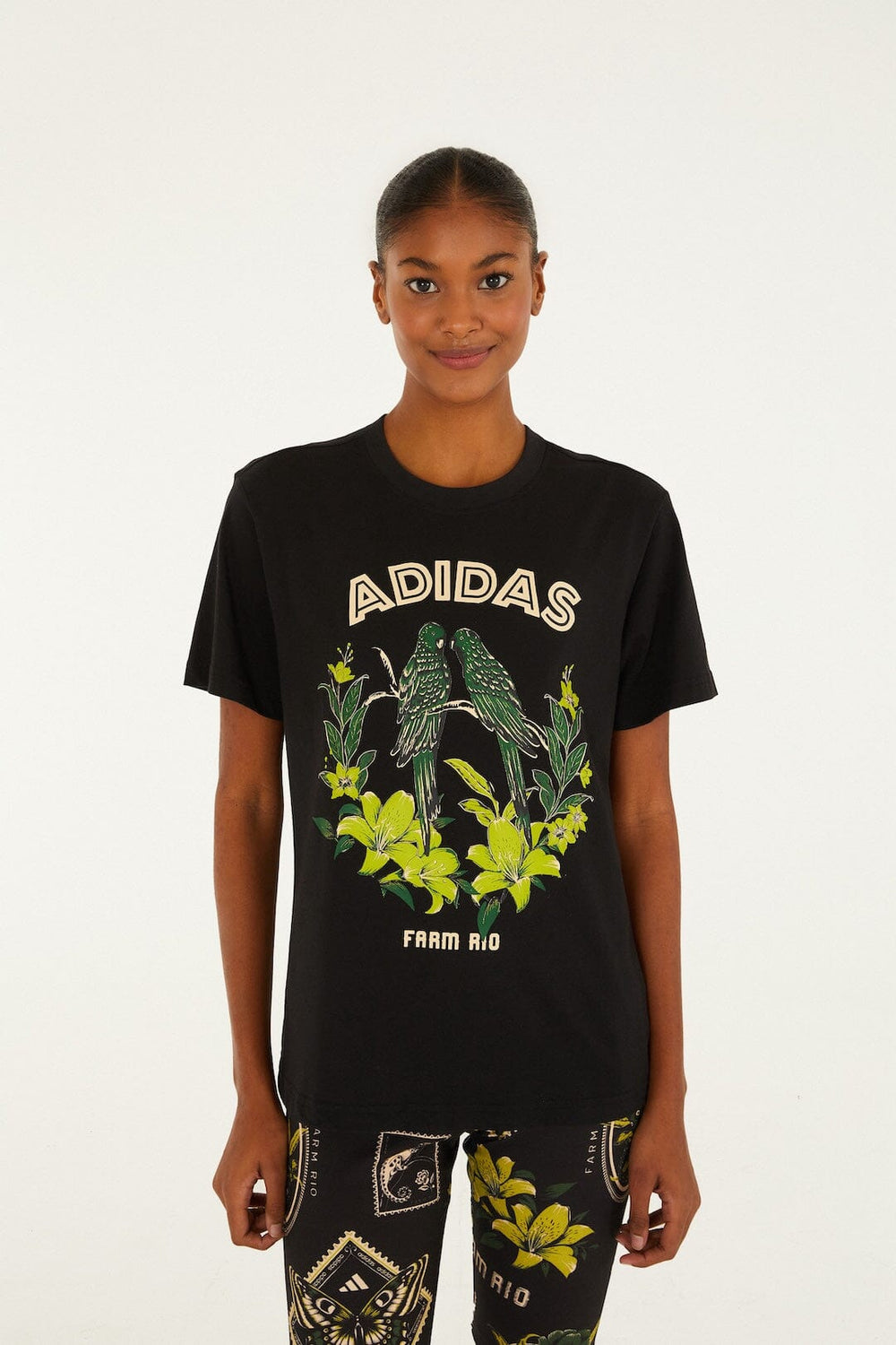 Birds Black Adidas T-Shirt