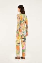 Crowded Series Drawing Organic Cotton Pants