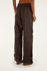 Burgundy Leather Pants