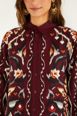 Sand Ainika Pineapple Ikat Shirt