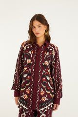 Sand Ainika Pineapple Ikat Shirt