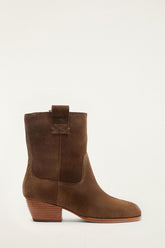 Brown Soft Suede Boot