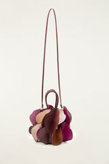 Multicolor Leather Flower Bag