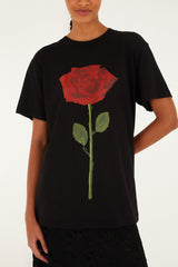 Black Rose Organic Cotton Relaxed T-Shirt