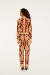 Red Wonderful Tapestry Pants